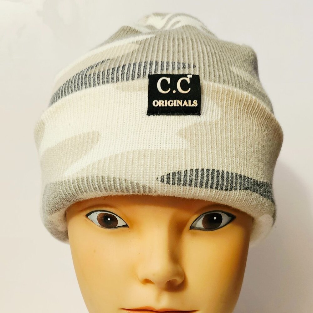 CC Originals Unisex Beanie Camouflage Classic Knit Soft Hat Men Women